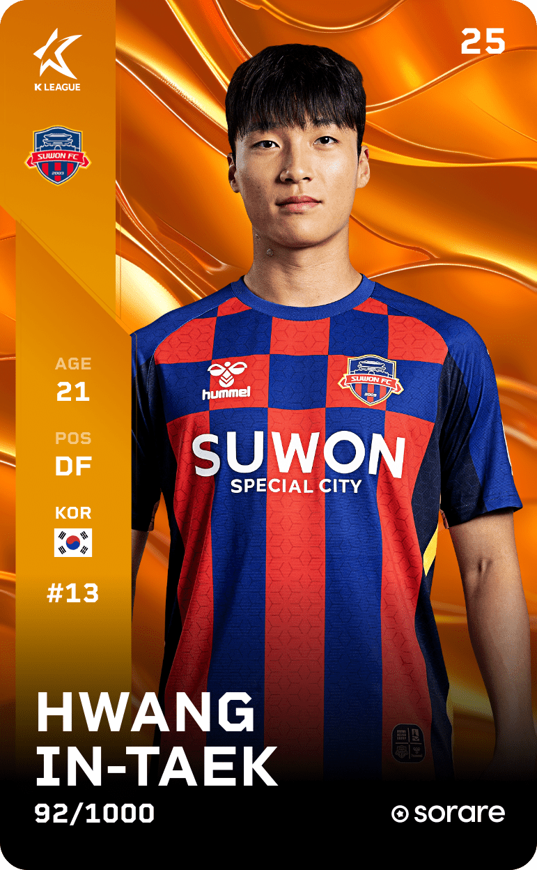 Hwang In-Taek 2025-26 • Limited 92/1000