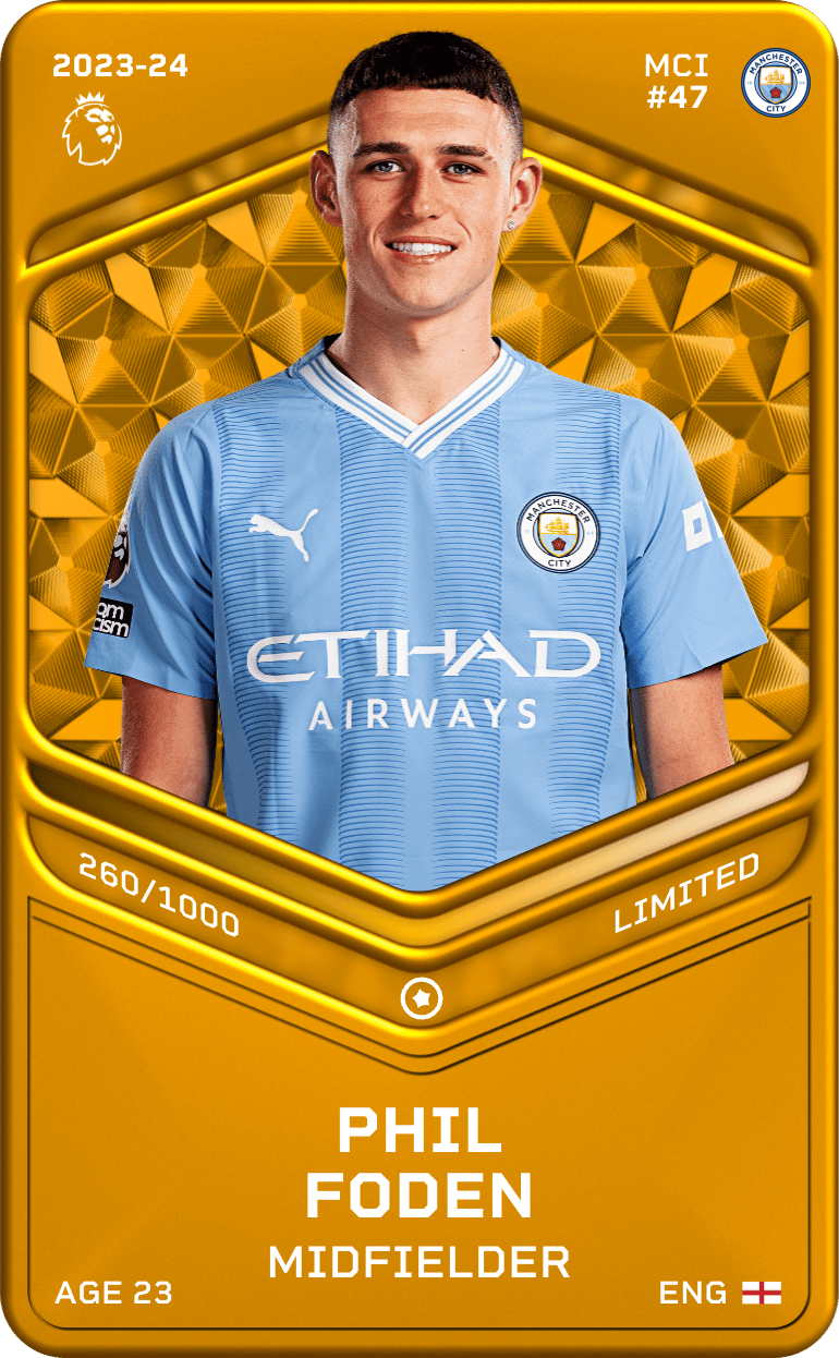 Phil Foden 2023-24 • Limited 260/1000