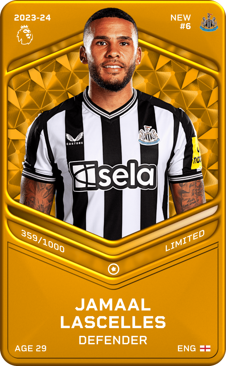 Jamaal Lascelles 2023-24 • Limited 359/1000