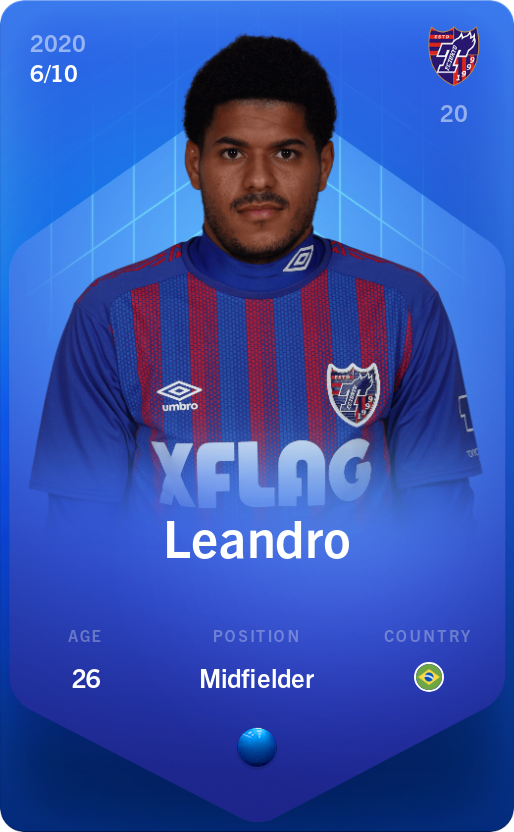 Sorare - Sorare Official - Leandro 2020-21 • Super Rare 6/10 - NFT # 7320181889148453161988654072071367042968806059574154048555958979650421372514