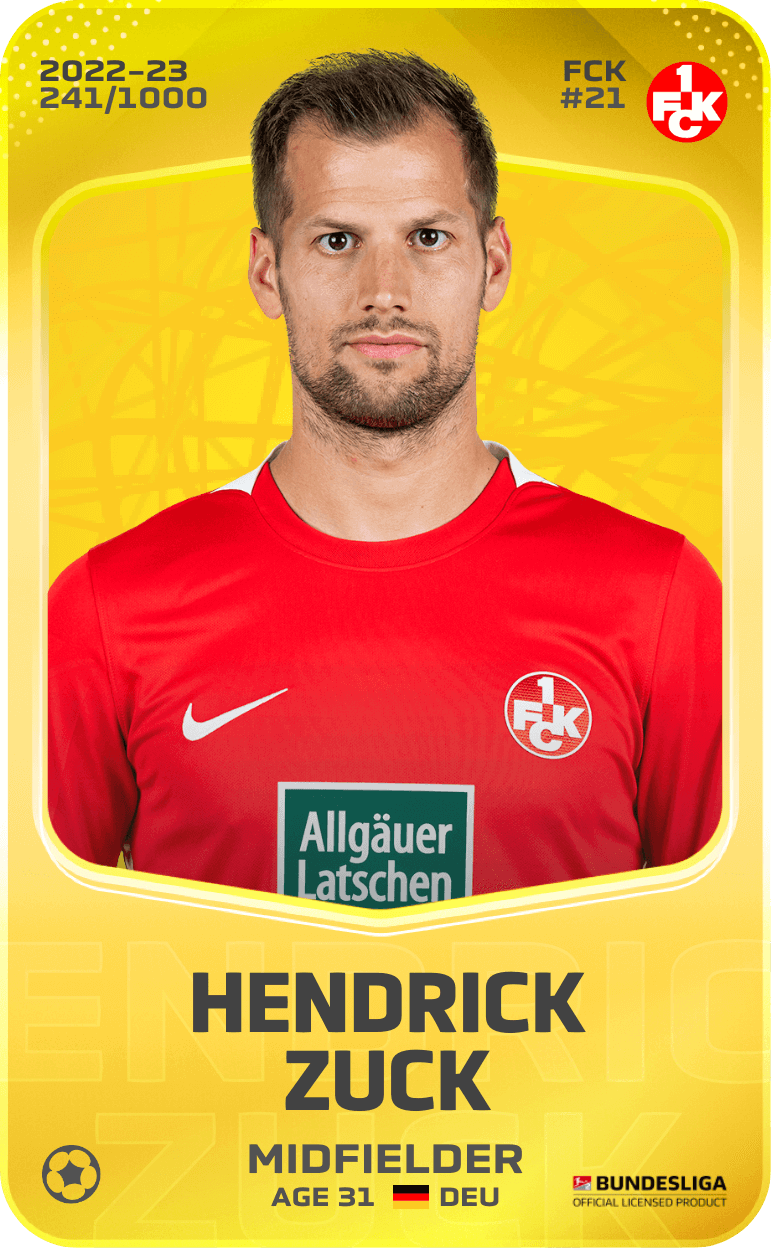 Hendrick Zuck 2022-23 • Limited 241/1000