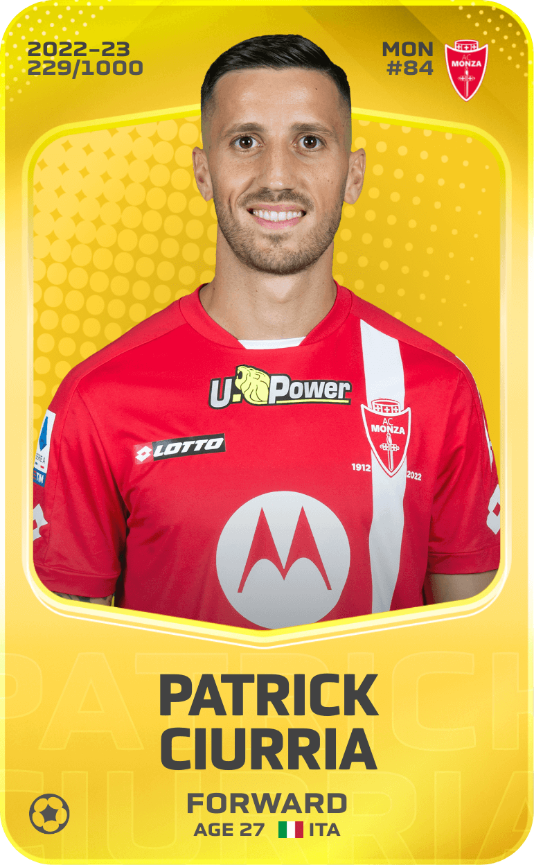 Patrick Ciurria 2022-23 • Limited 229/1000