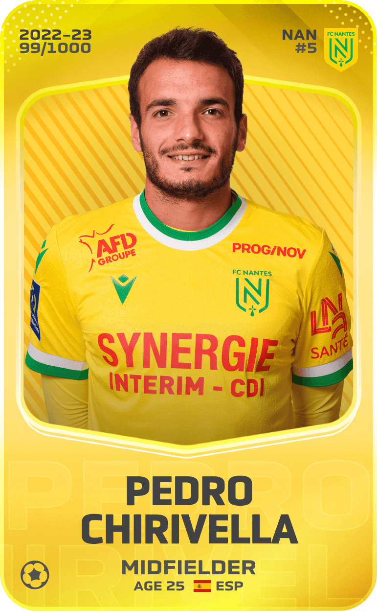 Pedro Chirivella 2022-23 • Limited 99/1000