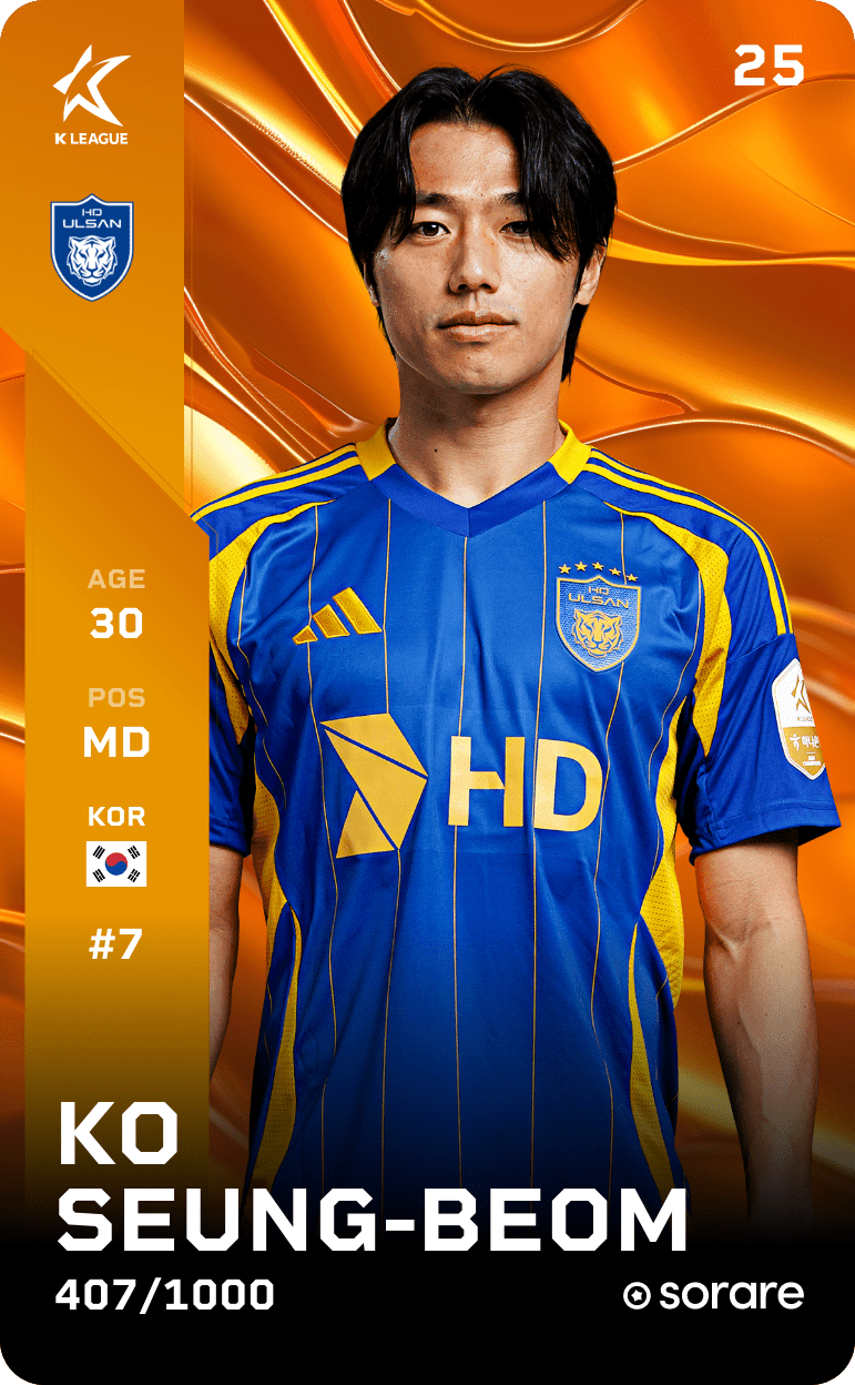 Ko Seung-Beom 2025-26 • Limited 407/1000