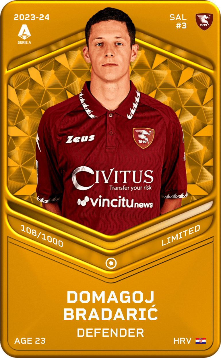 Domagoj Bradarić 2023-24 • Limited 108/1000