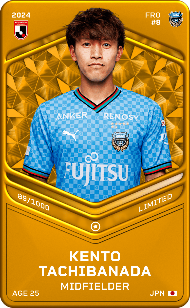 Kento Tachibanada 2024-25 • Limited 89/1000
