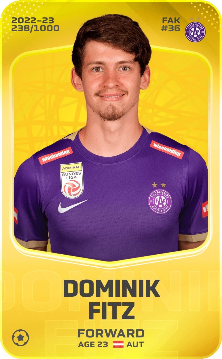 Dominik Fitz 2022-23 • Limited 238/1000