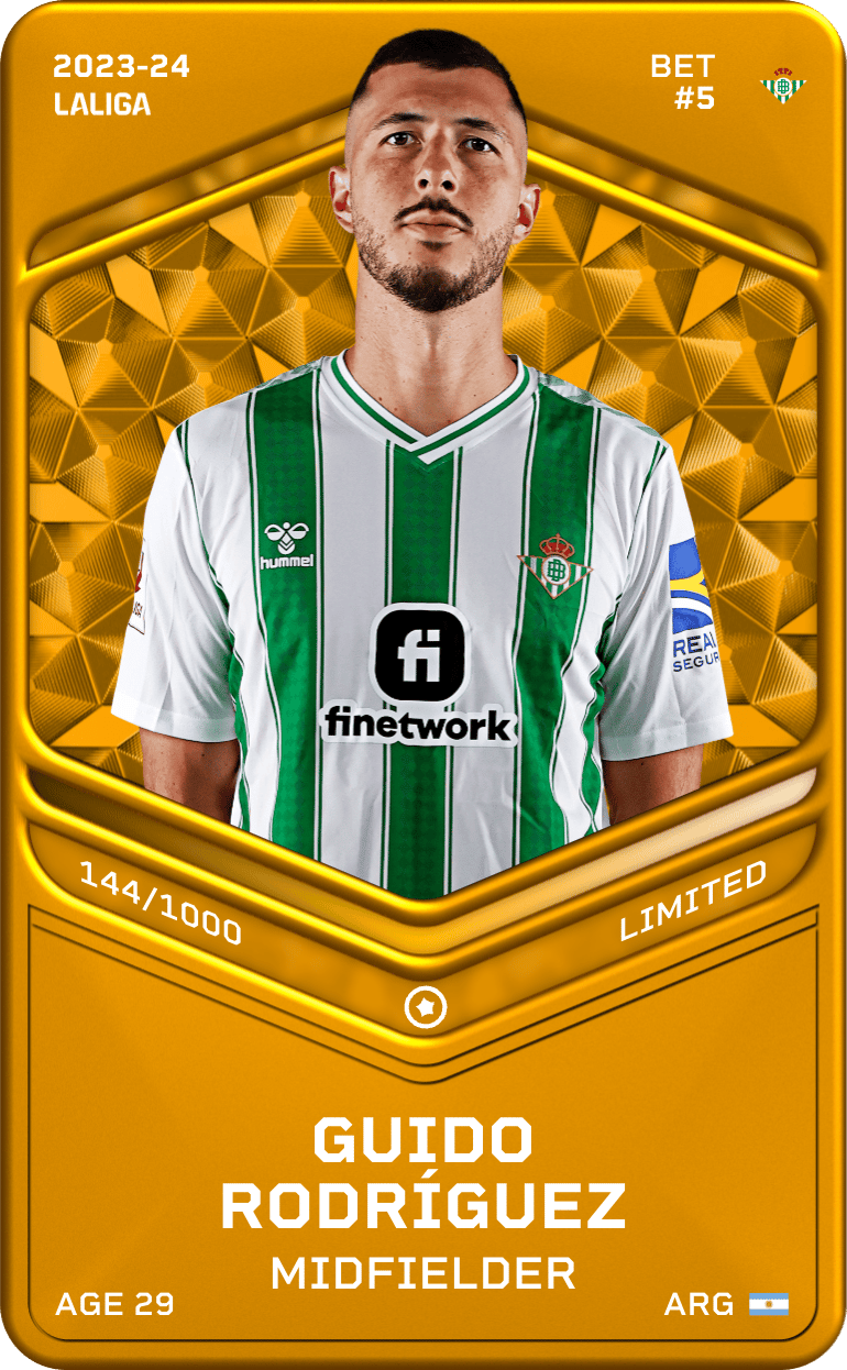 Guido Rodríguez 2023-24 • Limited 144/1000