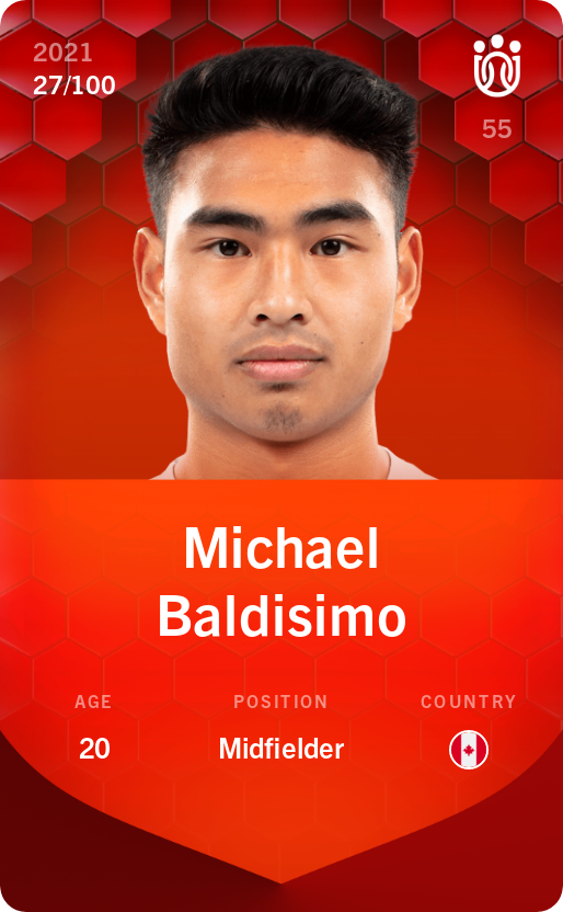 Sorare - Sorare Official - Michael Baldisimo 2021-22 • Rare 27/100 - NFT # 6720517283311664916432207707529473201599806794761215223164515829456263357292