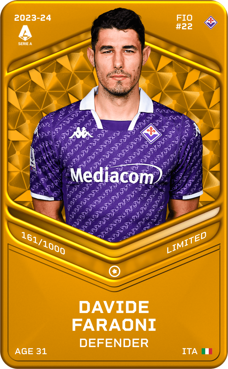 Davide Faraoni 2023-24 • Limited 161/1000