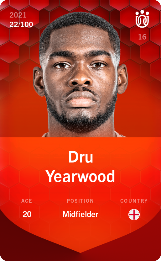 Sorare - Sorare Official - Dru Yearwood 2021-22 • Rare 22/100 - NFT # 16576749652934851918786366471548833713938329279115739492957699774692796506660