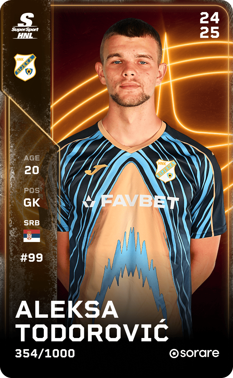Aleksa Todorović 2024-25 • Limited 354/1000