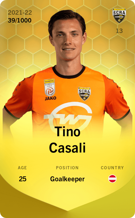 Tino Casali 2021-22 • Limited 39/1000