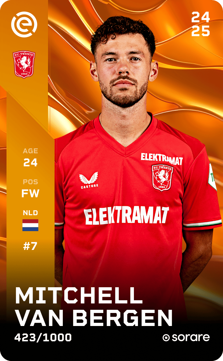 Mitchell van Bergen 2024-25 • Limited 423/1000