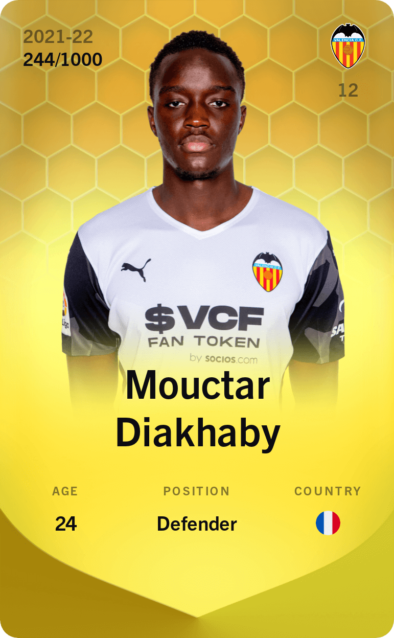 Mouctar Diakhaby 2021-22 • Limited 244/1000