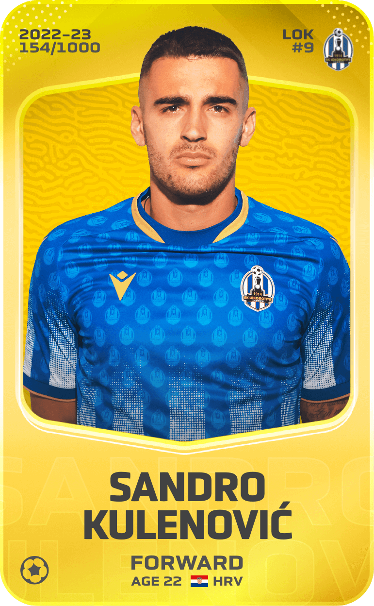 Sandro Kulenović 2022-23 • Limited 154/1000