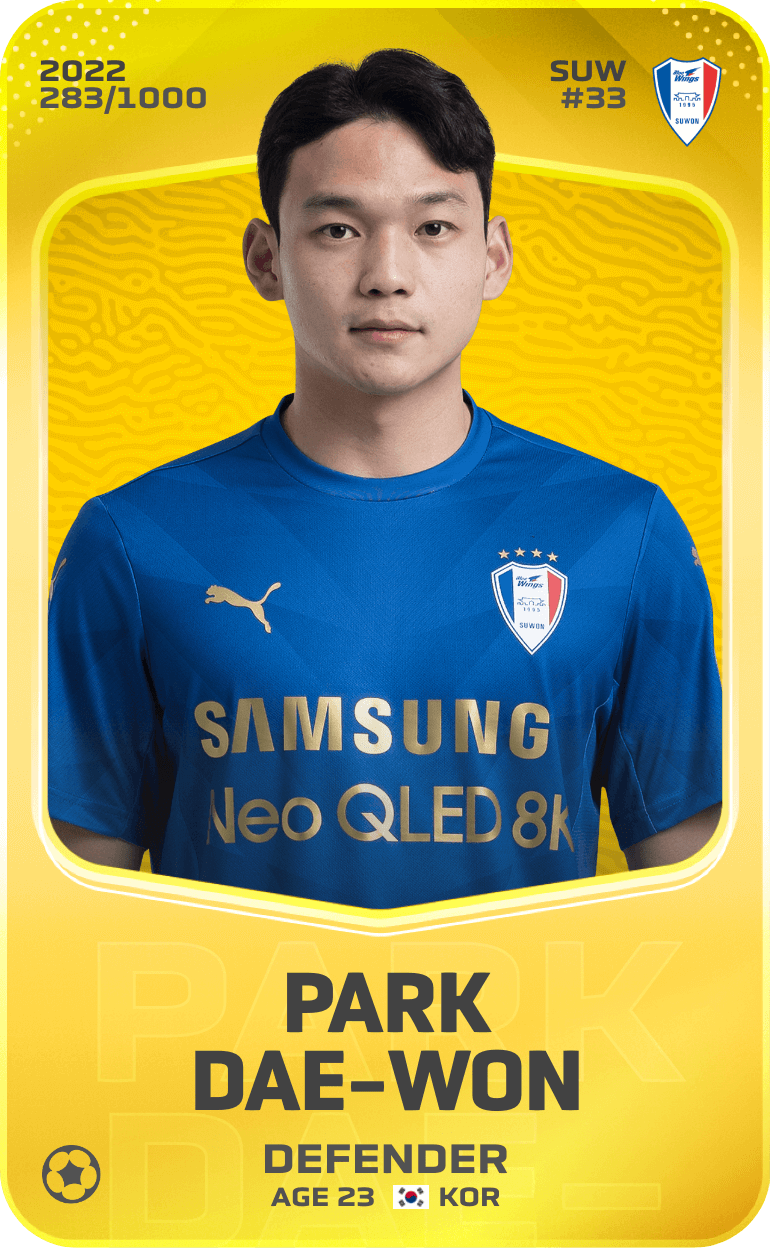 Park Dae-Won 2022-23 • Limited 283/1000