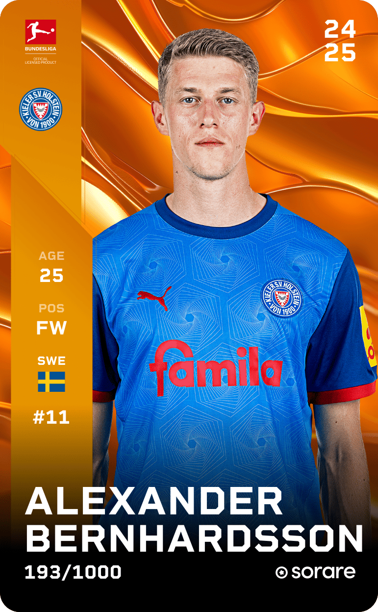 Alexander Bernhardsson 2024-25 • Limited 193/1000