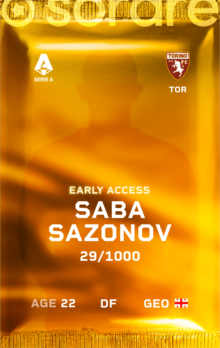 Saba Sazonov 2024-25 • Limited 29/1000