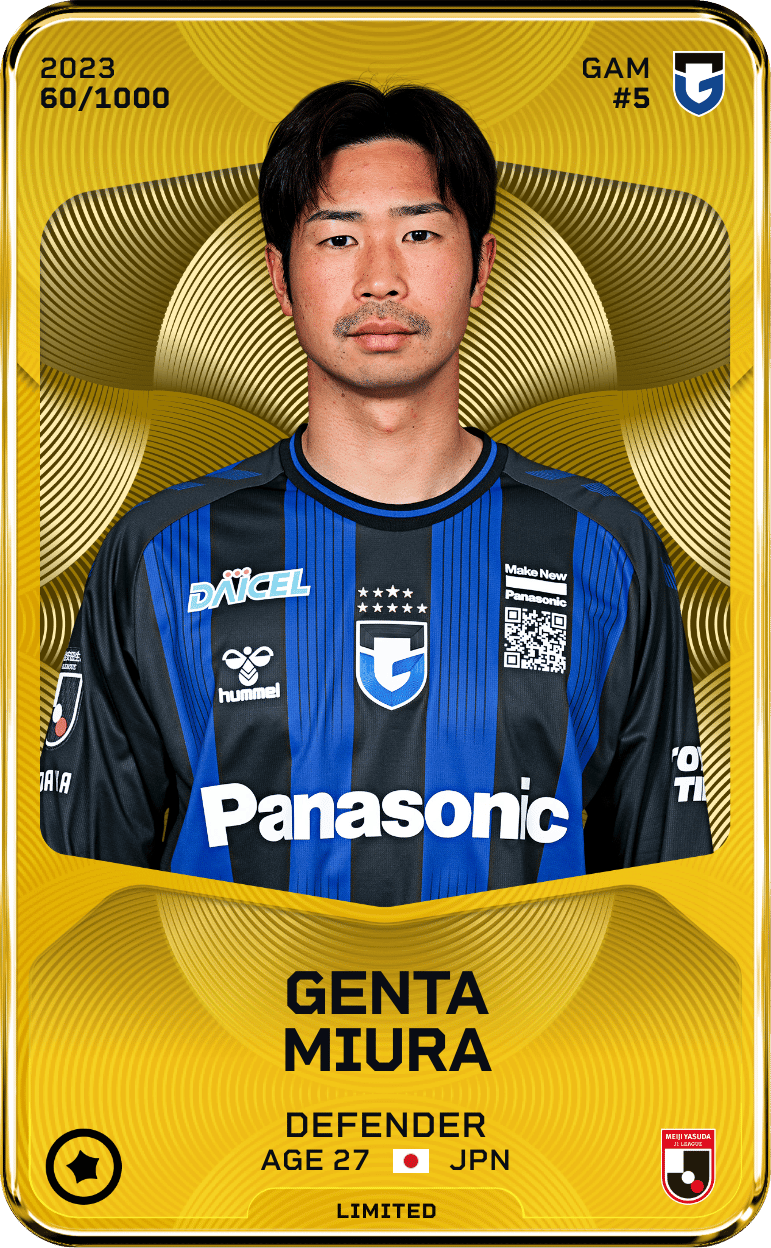 Genta Miura 2023-24 • Limited 60/1000