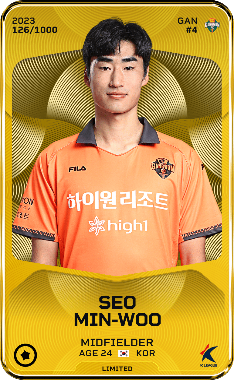 Seo Min-Woo 2023-24 • Limited 126/1000