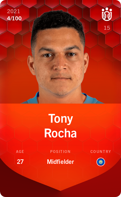 Sorare - Sorare Official - Tony Rocha 2021-22 • Rare 4/100 - NFT # 66281355204378455729642859973160550851277582698310039612356373658214466372786