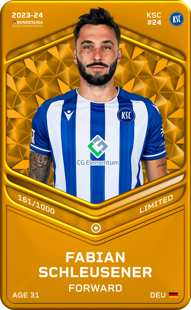 Fabian Schleusener 2023-24 • Limited 161/1000