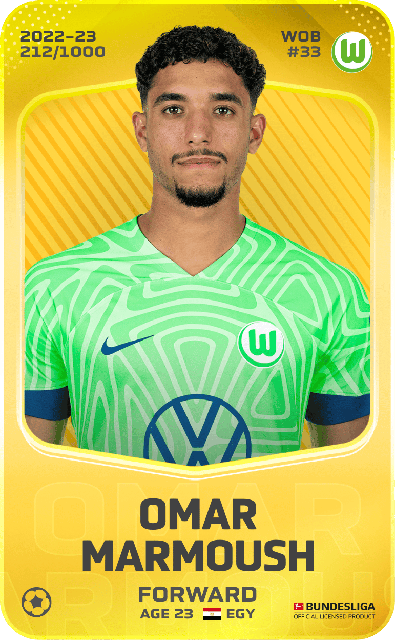Omar Marmoush 2022-23 • Limited 212/1000