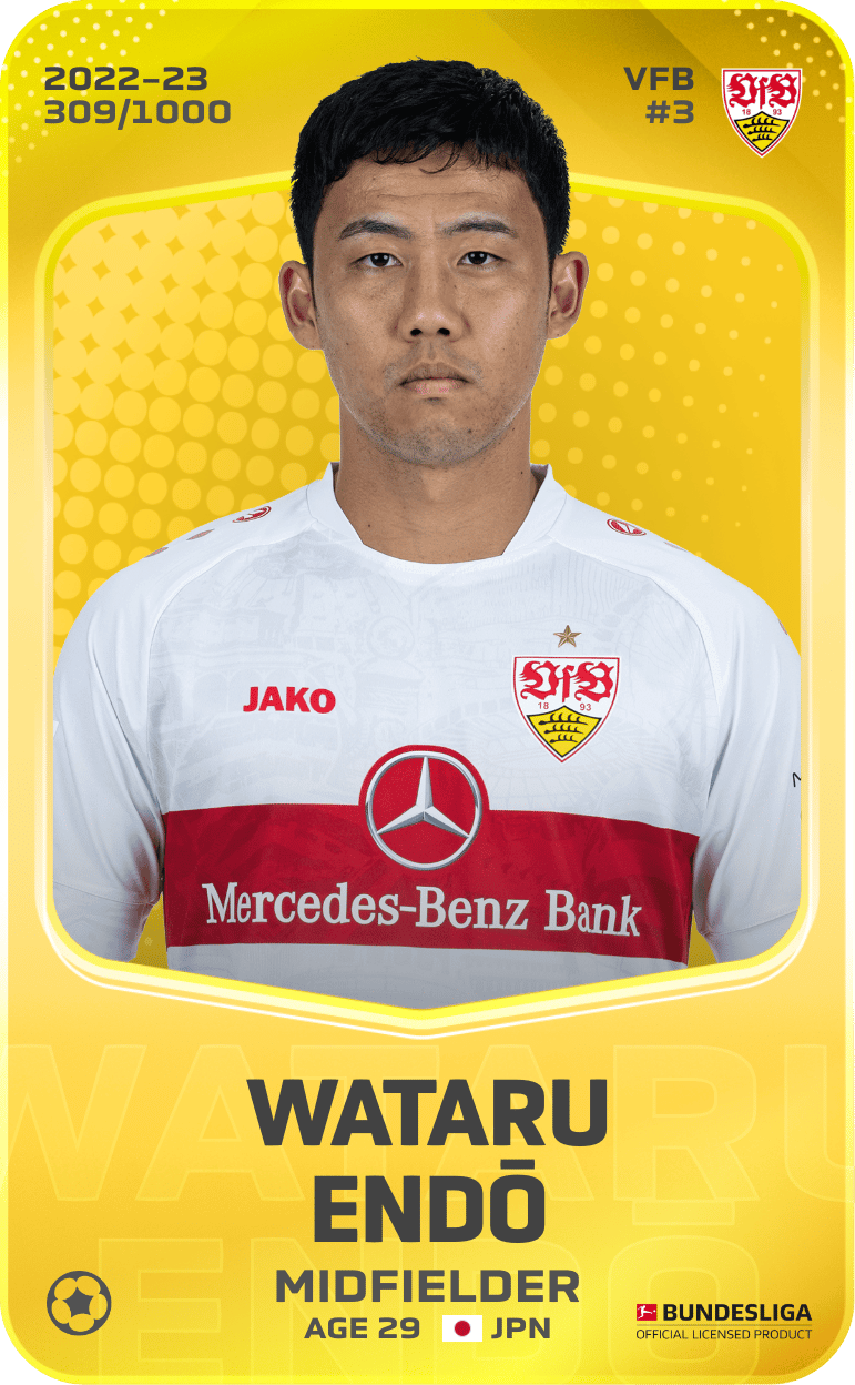 Wataru Endō 2022-23 • Limited 309/1000