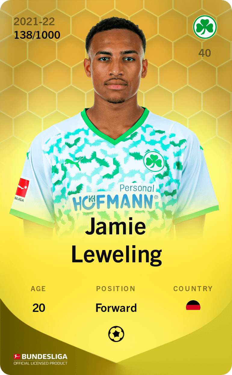 Jamie Leweling 2021-22 • Limited 138/1000