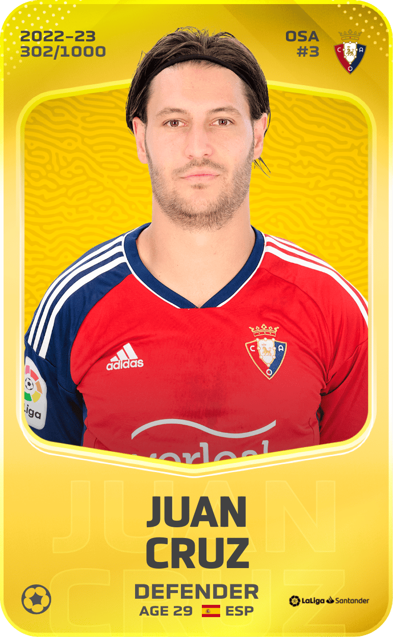 Juan Cruz 2022-23 • Limited 302/1000