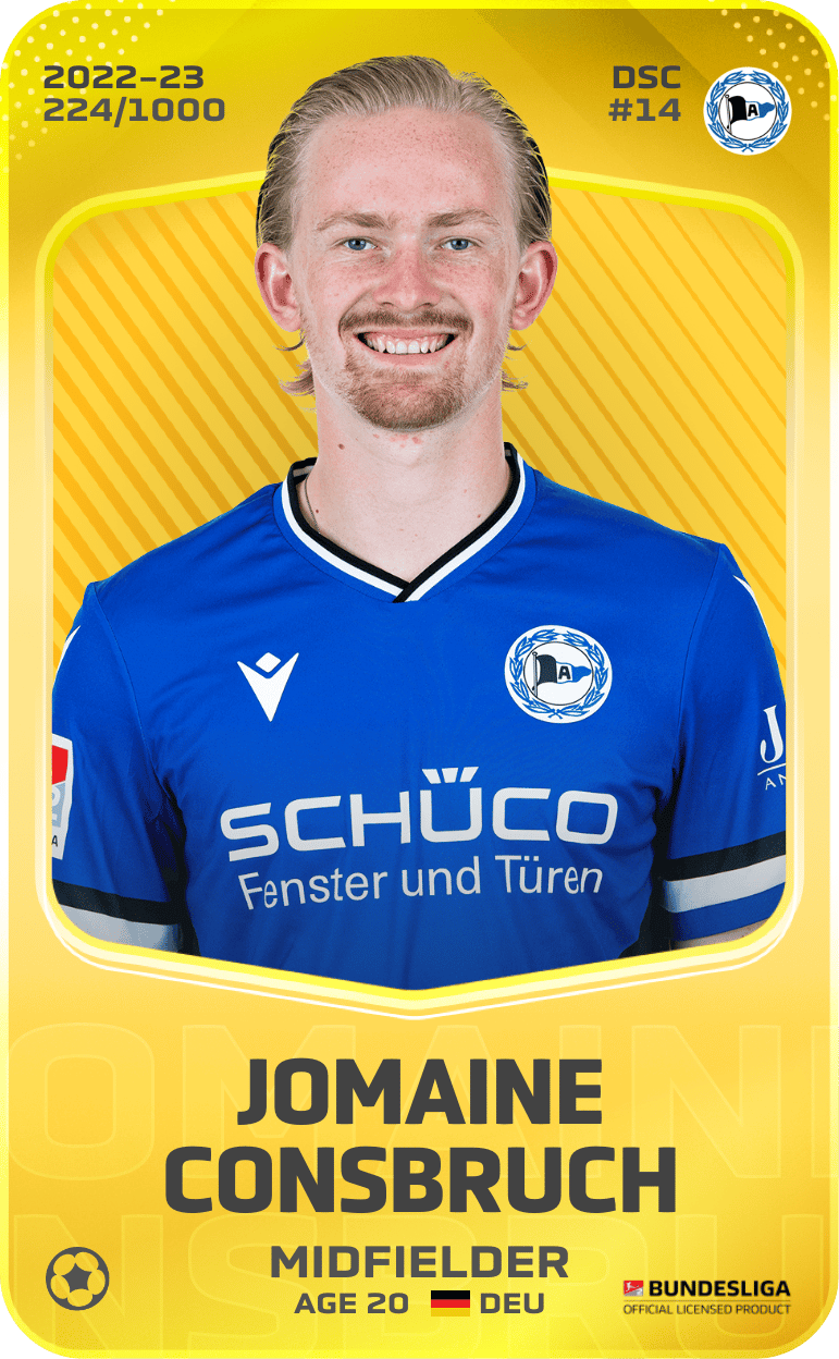 Jomaine Consbruch 2022-23 • Limited 224/1000