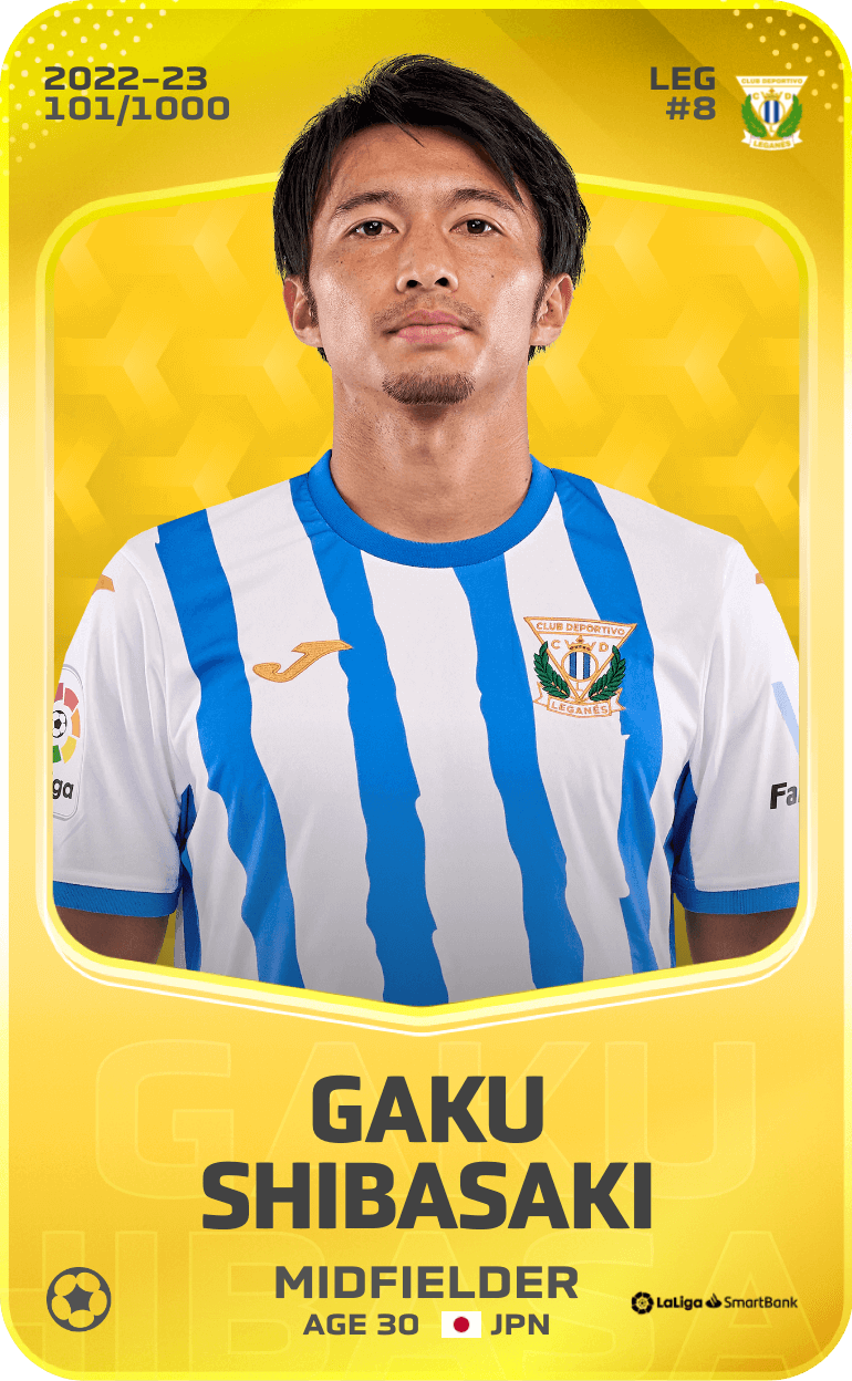 Gaku Shibasaki 2022-23 • Limited 101/1000