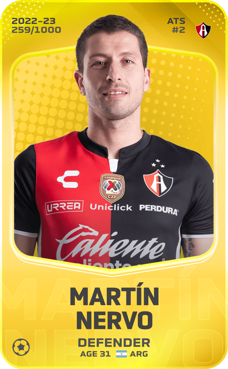 Martín Nervo 2022-23 • Limited 259/1000
