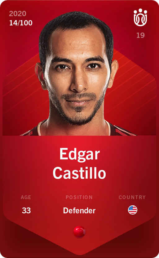 Sorare - Sorare Official - Edgar Castillo 2020-21 • Rare 14/100 - NFT # 39793407144496661883375118627729289299288928744022111199335637870007323133445