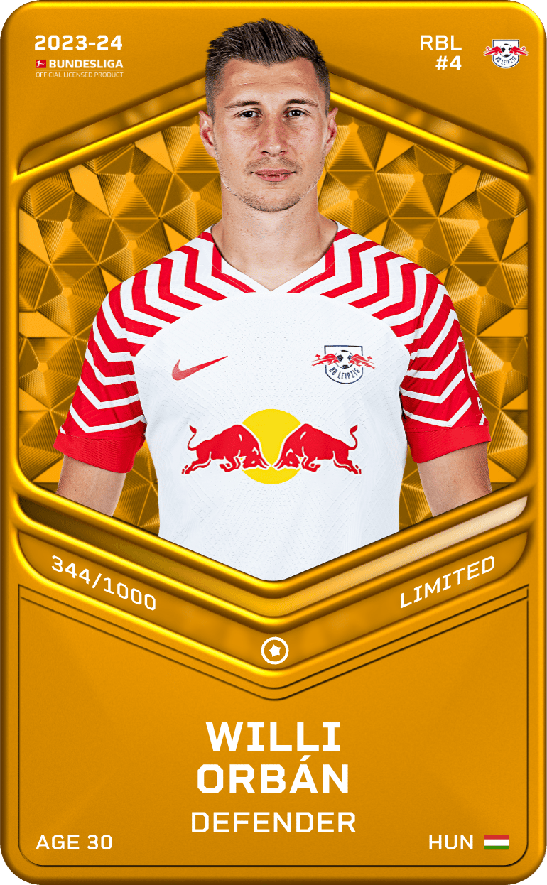 Willi Orbán 2023-24 • Limited 344/1000