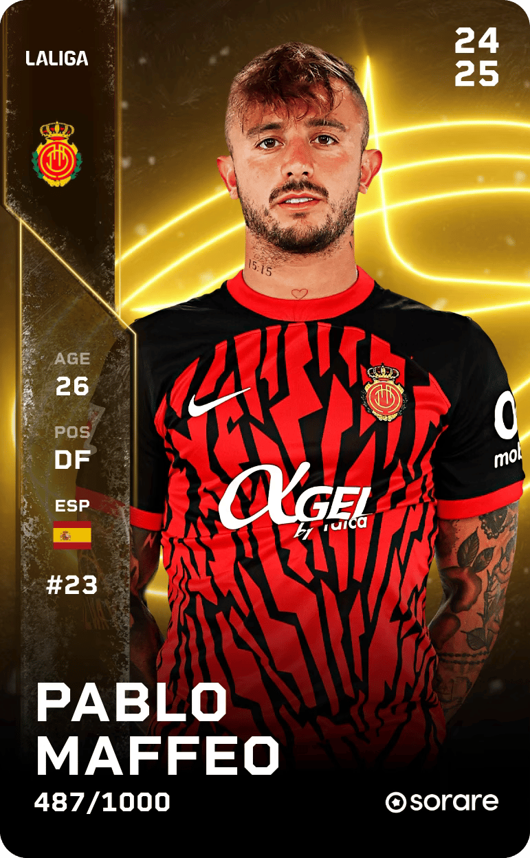 Pablo Maffeo 2024-25 • Limited 487/1000