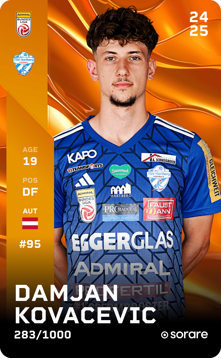 Damjan Kovacevic 2024-25 • Limited 283/1000