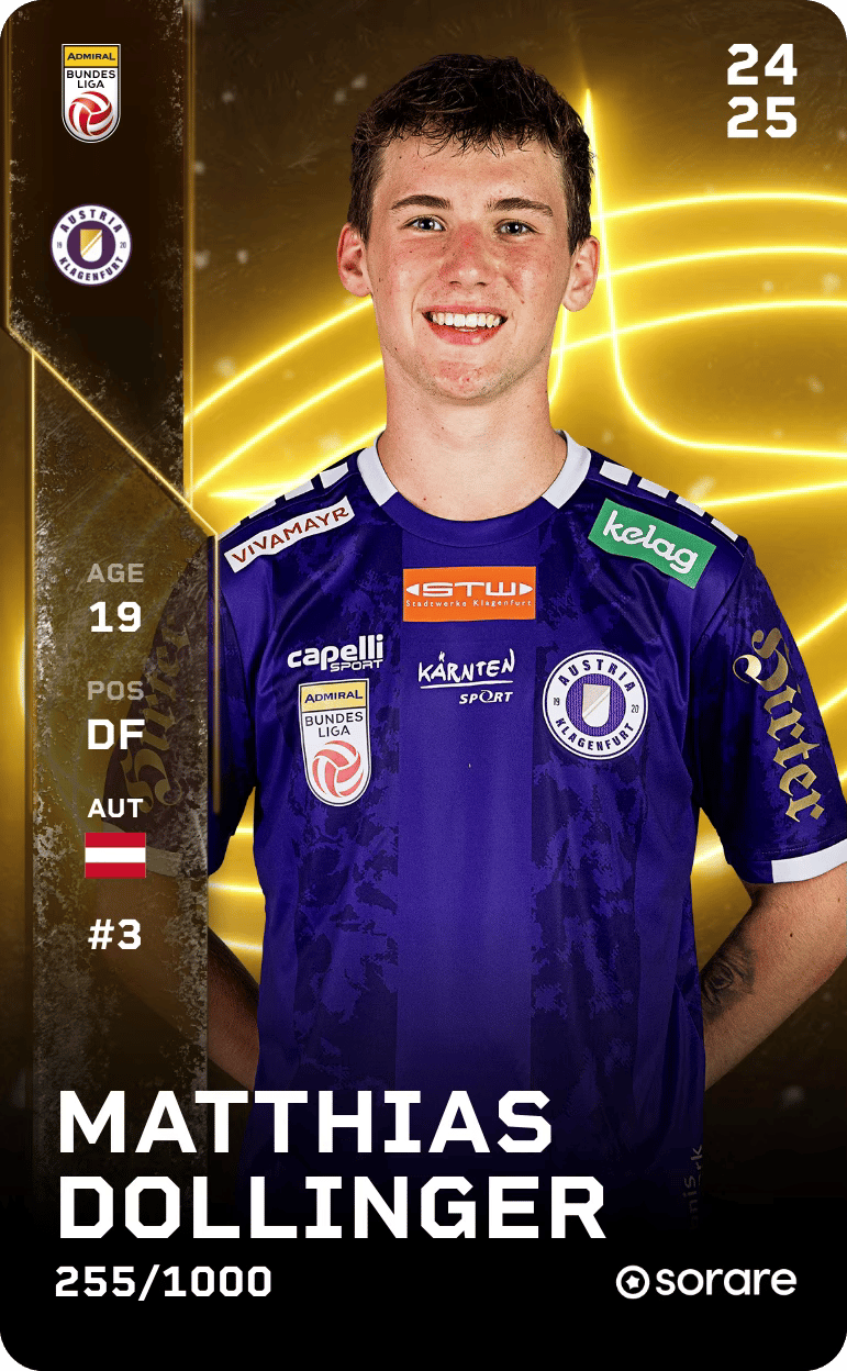 Matthias Dollinger 2024-25 • Limited 255/1000
