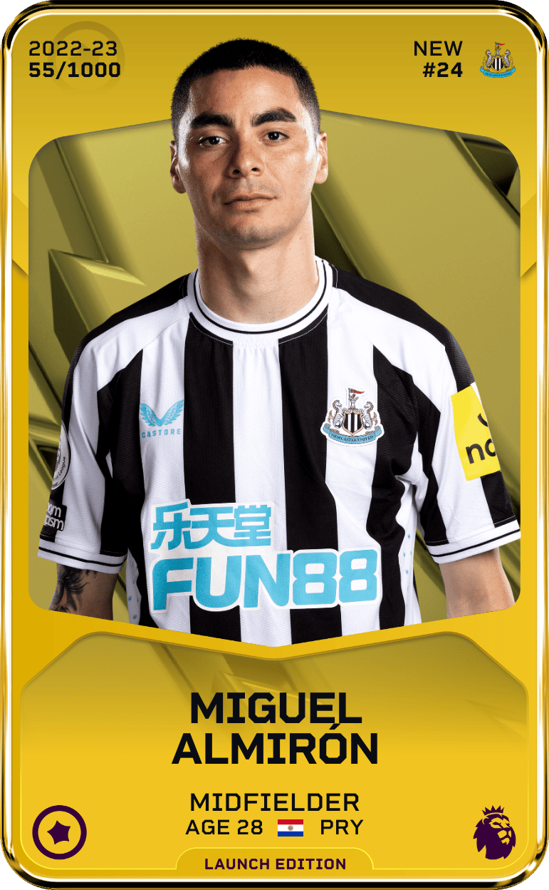 Miguel Almirón 2022-23 • Limited 55/1000