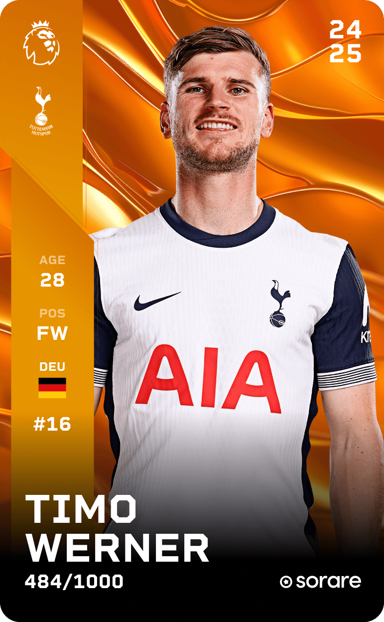 Timo Werner 2024-25 • Limited 484/1000