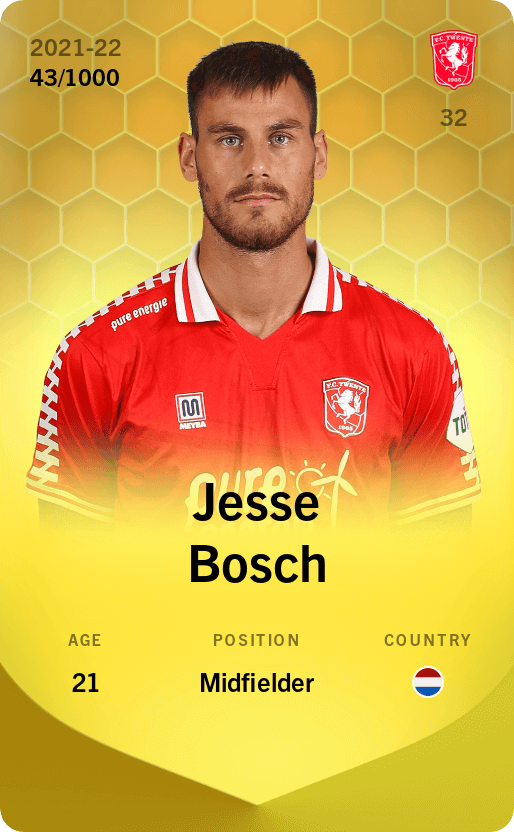 Jesse Bosch 2021-22 • Limited 43/1000