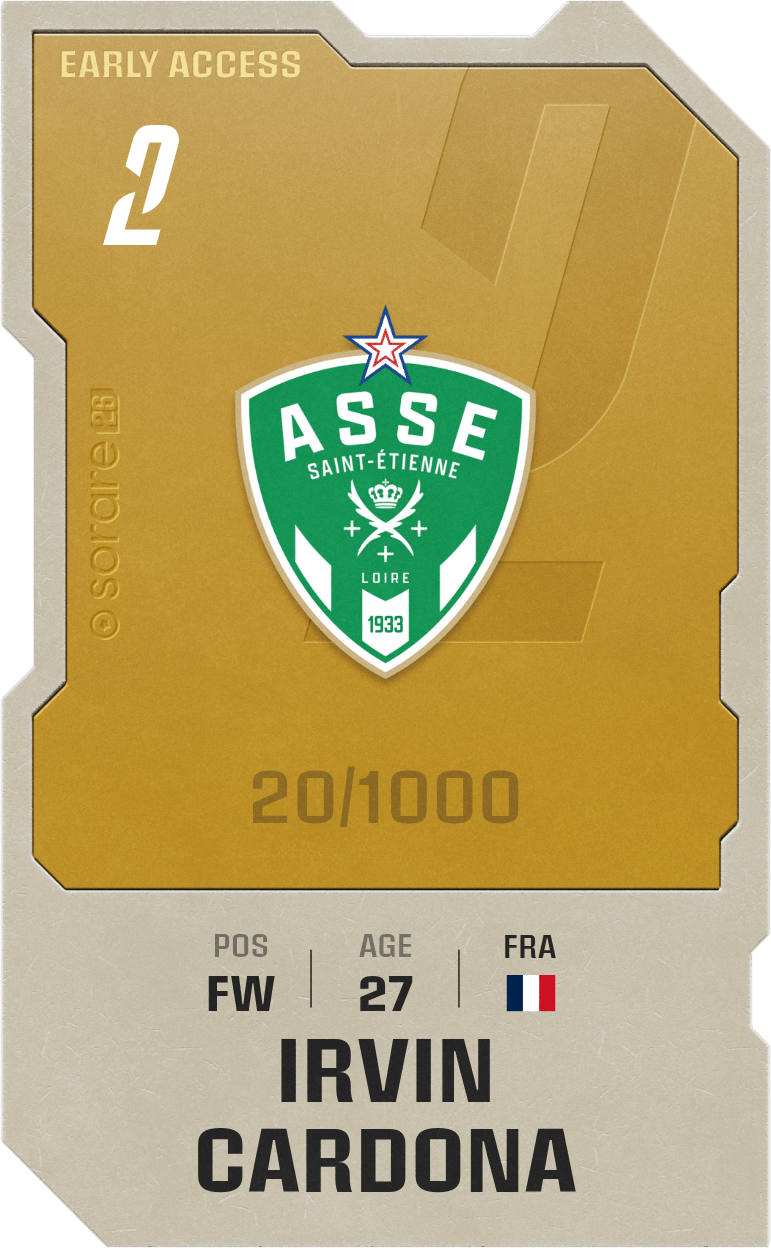 Irvin Cardona 2025-26 • Limited 20/1000