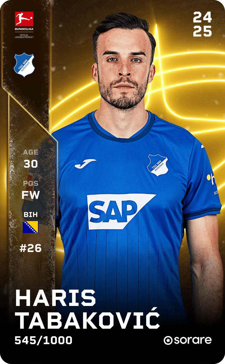 Haris Tabaković 2024-25 • Limited 545/1000