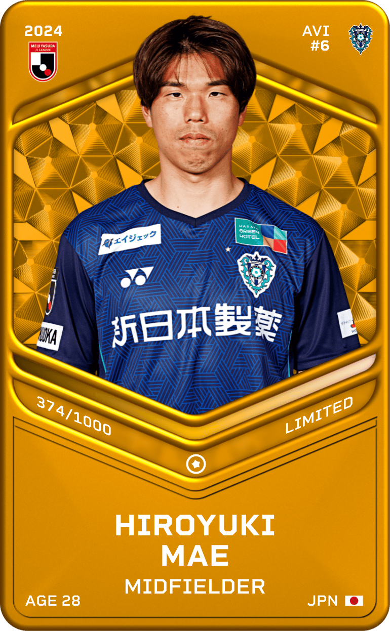 Hiroyuki Mae 2024-25 • Limited 374/1000