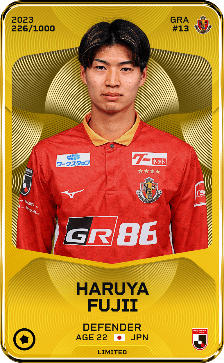 Haruya Fujii 2023-24 • Limited 226/1000