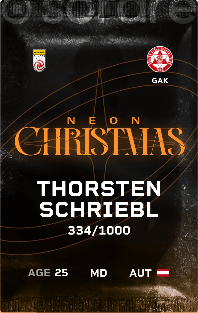 Thorsten Schriebl 2024-25 • Limited 334/1000