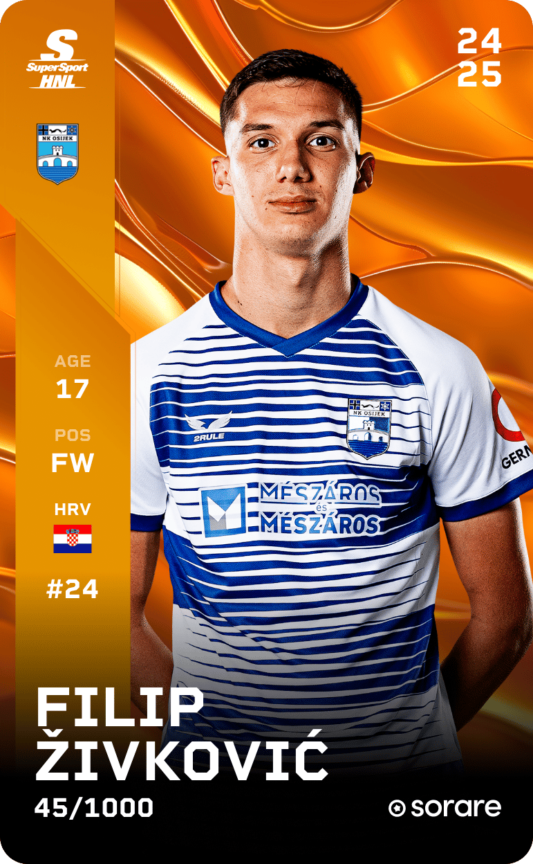 Filip Živković 2024-25 • Limited 45/1000
