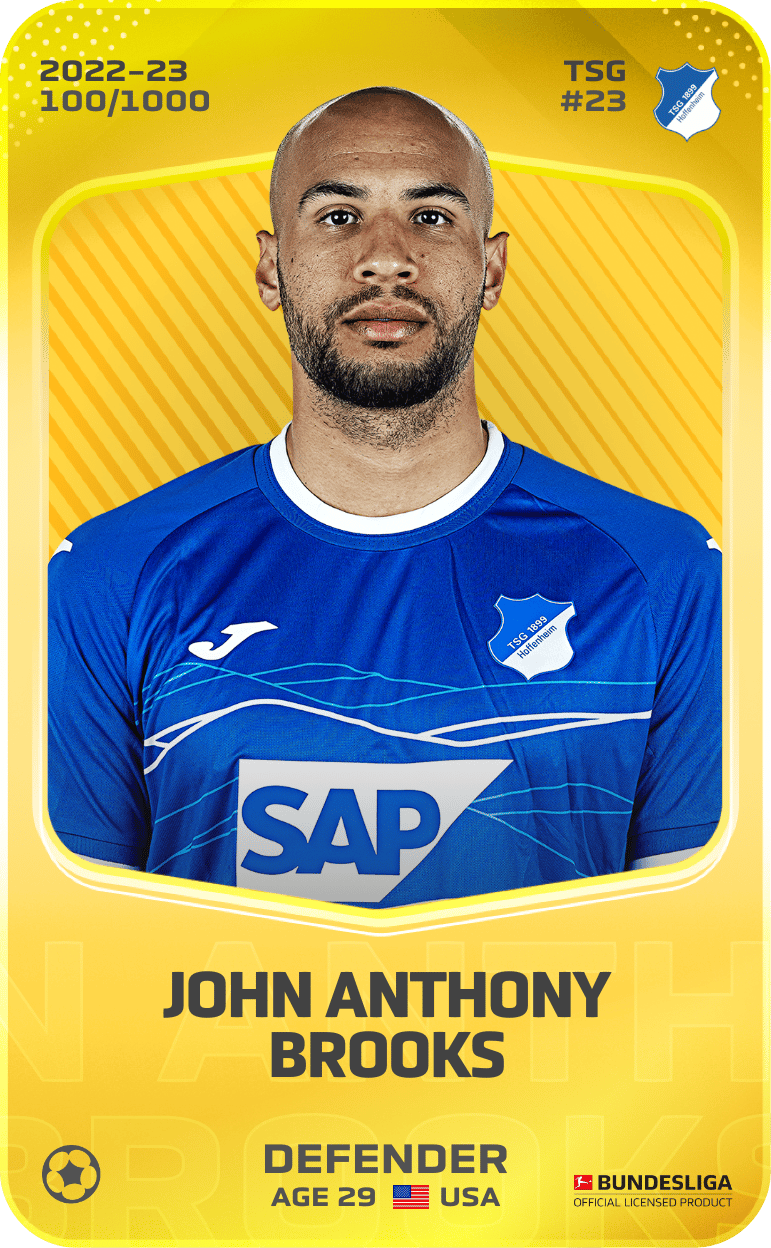 John Anthony Brooks 2022-23 • Limited 100/1000