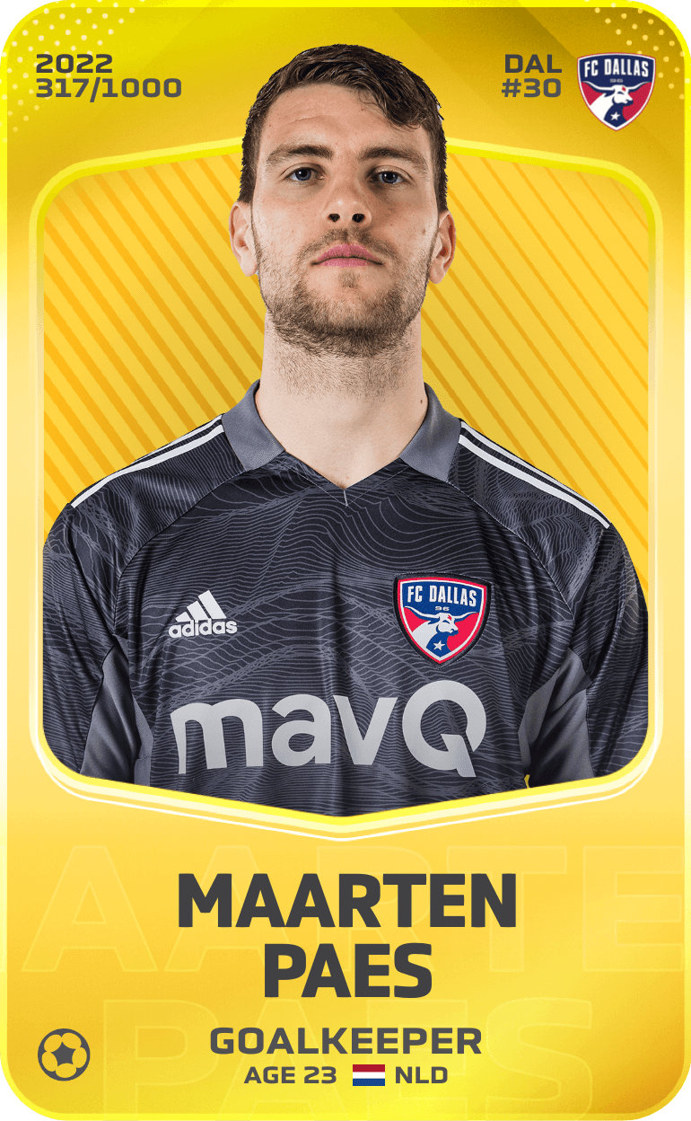 Maarten Paes 2022-23 • Limited 317/1000